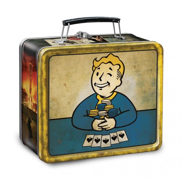 Fallout Vault Boy New Vegas Lunchbox & Flask