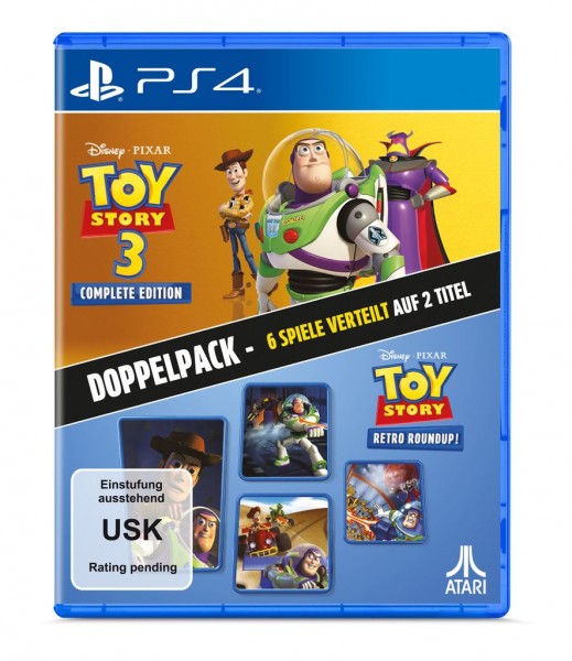 Toy Story 3 Complete + Retro Roundup! Double Pack (Playstation 4)