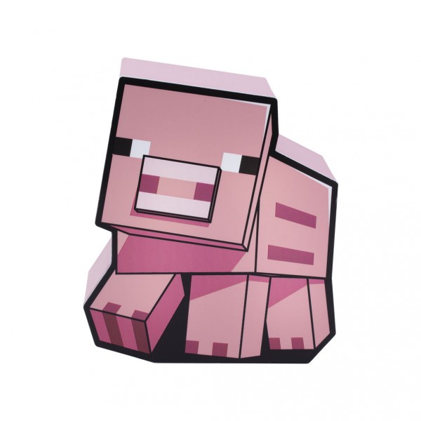 Minecraft Schwein 2D Leuchte