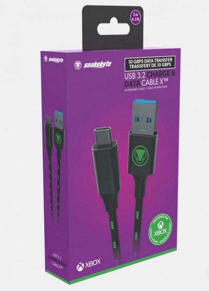 snakebyte XSX USB 3.2 Charge & Data Cable X (XBox Series)