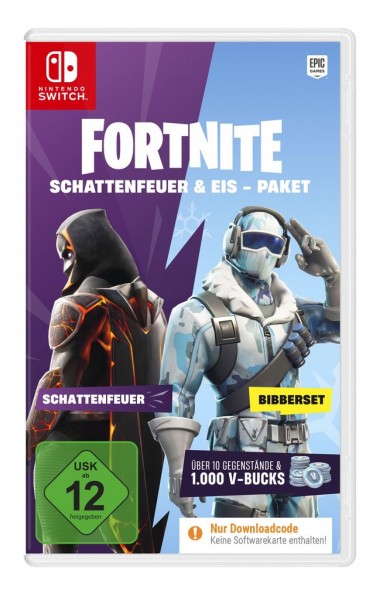Fortnite - Schattenfeuer & Eis Paket (Downloadcode in Box) (Nintendo Switch)
