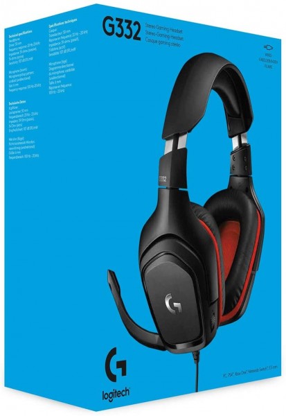 Logitech G332 Wired Gaming Headset - Leatherette