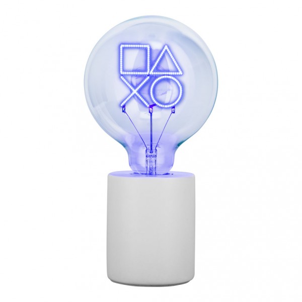 Playstation Neon LED Glühbirne (E27) mit Sockel