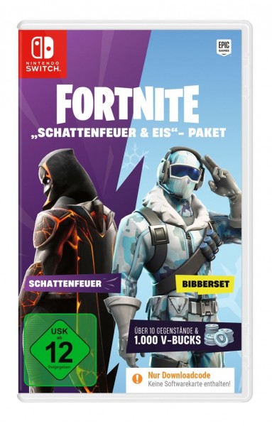 Fortnite - Schattenfeuer & Eis Paket (Downloadcode in Box) (Nintendo Switch)