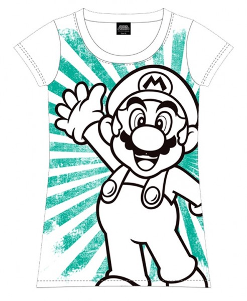 T-Shirt (Damen) - Nintendo: Mario