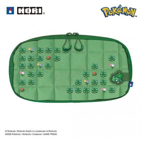 Gesteppte Tasche für Switch 2 - Pokemon Pixel Grün [Nintendo Switch 2]