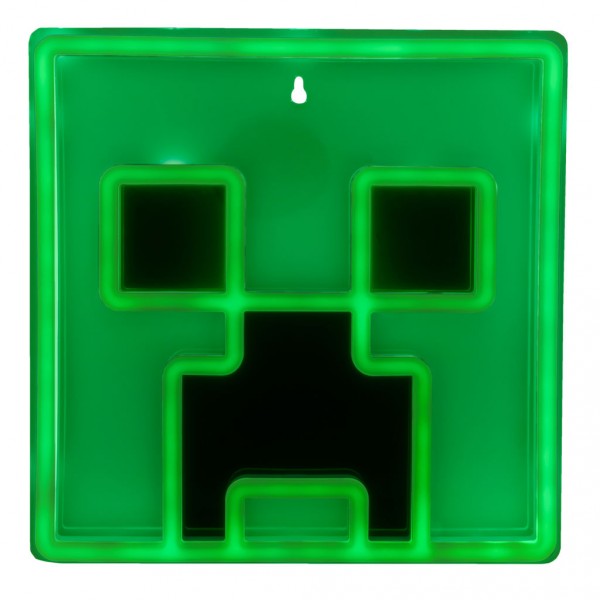 LED Neon Wandleuchte - Minecraft: Creeper