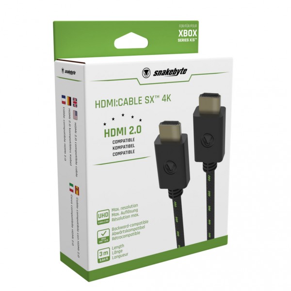 HDMI Kabel 2.0 - SX 4K (3m) (Series S/X) (XBox Series)