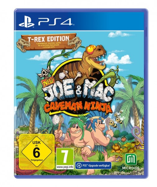 New Joe & Mac: Caveman Ninja (T-Rex Edition) (Playstation 4)