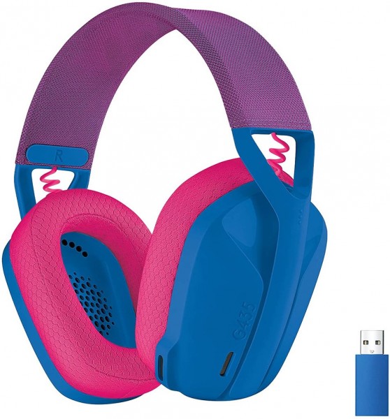 Logitech G435 Wireless Gaming Headset - blau
