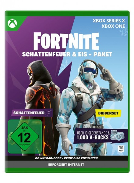 Fortnite - Schattenfeuer & Eis Paket (Downloadcode in Box)