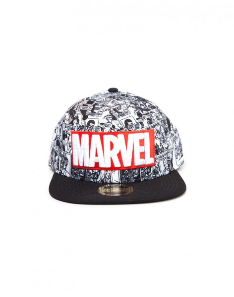 Snapback Cap - Marvel: Comic und Logo