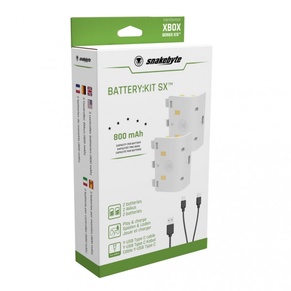 Battery:Kit SX (weiss) (Series S/X) (XBox Series)