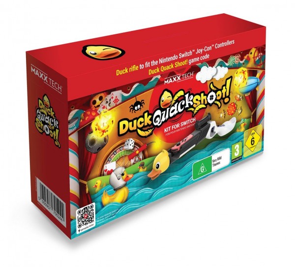 Duck, Quack, Shoot! (Downloadcode + Entengewehr) (Nintendo Switch)