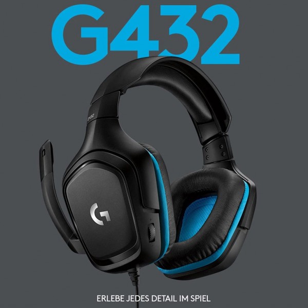 Logitech G432 7.1 Surround Wired Gaming Headset