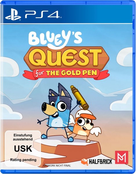 Bluey's Quests for the Gold Pen (Playstation 4)