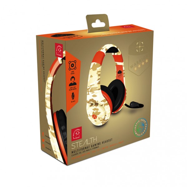 Stealth - Multi Format Stereo Headset: Warrior Camouflage
