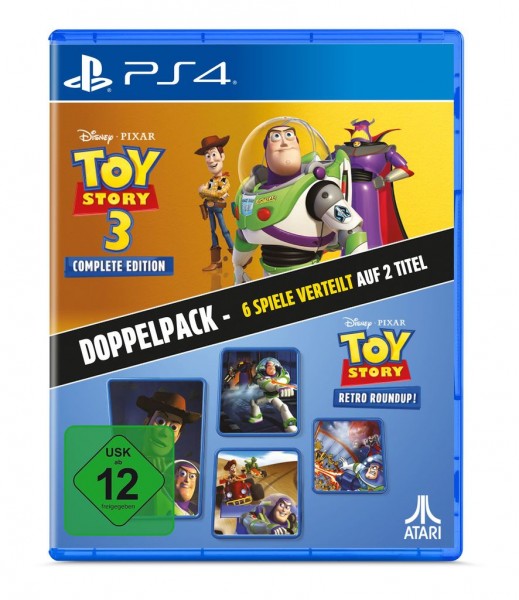 Toy Story 3 Complete + Retro Roundup! Double Pack (Playstation 4)