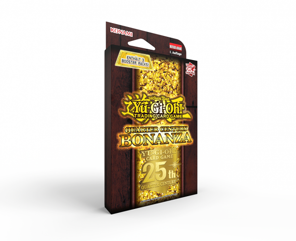 YGO Quarter Century Bonanza 3er Pack Booster