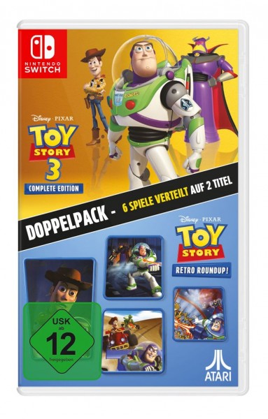 Toy Story 3 Complete + Retro Roundup! Double Pack (Nintendo Switch)