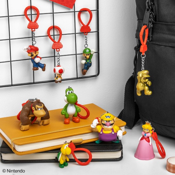 Super Mario Backpack Buddies Anhänger Display (24)