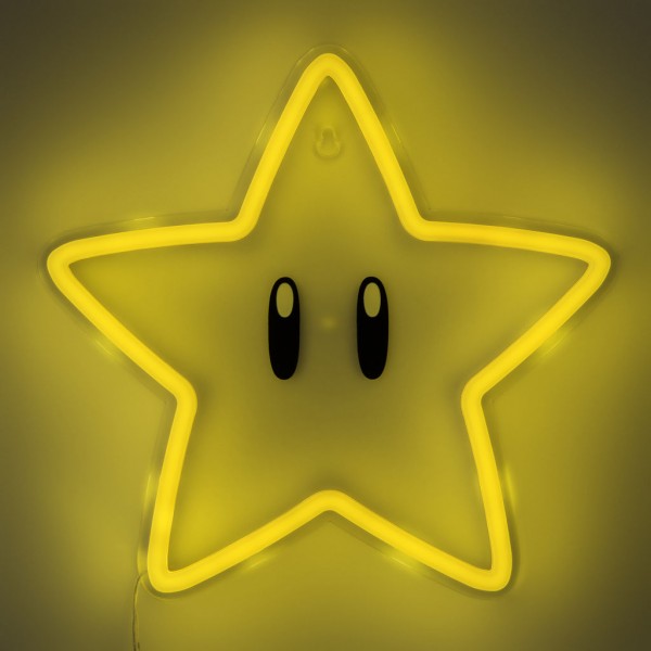 LED Neon Wandleuchte - Super Mario: Stern