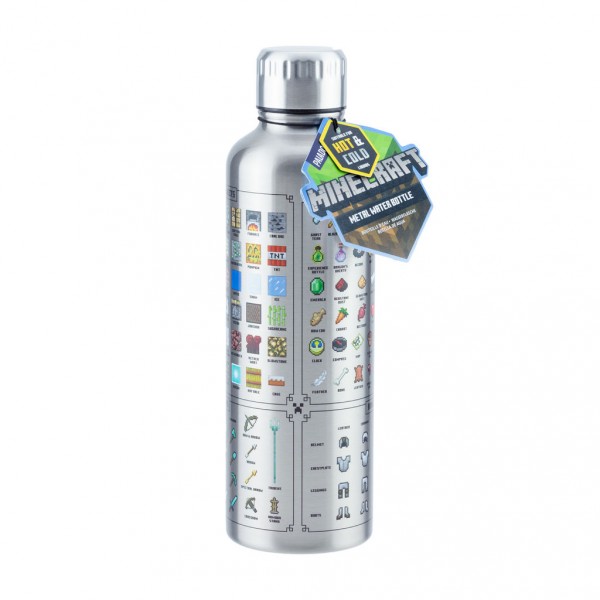 Metall Wasserflasche - Minecraft