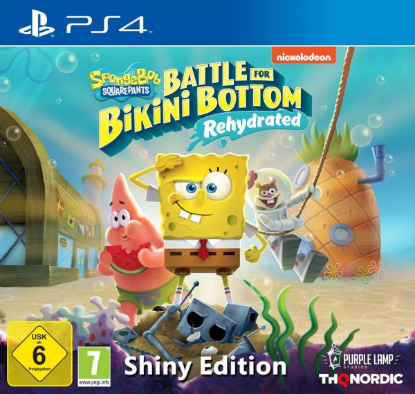 Spongebob SquarePants: Battle for Bikini Bottom - Rehydrated (Shiny Edition) (Playstation 4)