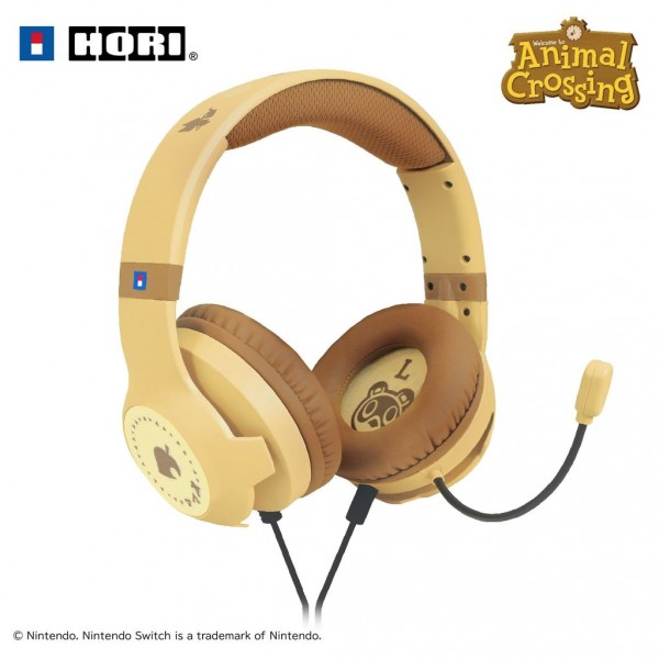 Gaming Headset für Switch 2 - Holzbraun - Animal Crossing [Nintendo Switch 2]