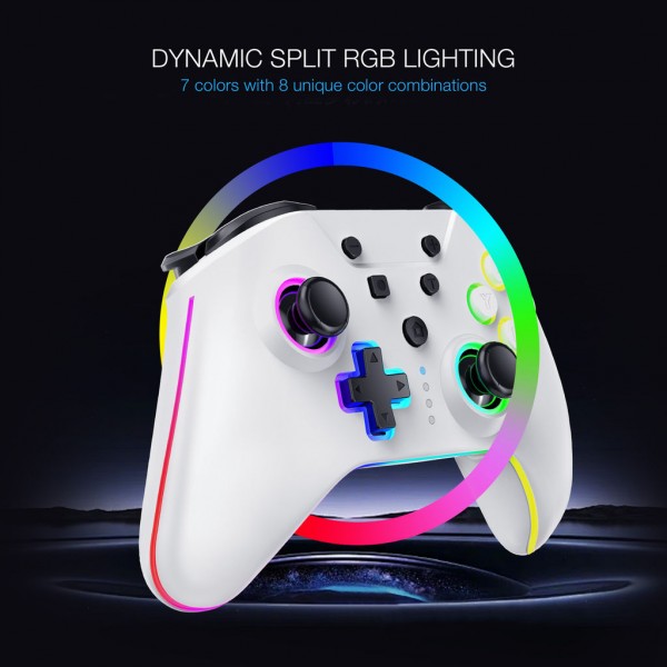 Armor3 - NuRival Wireless Hall Effekt Controller (weiß) (Nintendo Switch)